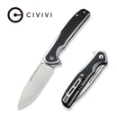 CIVIVI Voltaic Flipper Knife Stainless Steel Handle & G10 Handle (3.48" 14C28N Blade) C20060 - 2 - CIVIVI