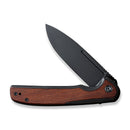 CIVIVI Voltaic Flipper Knife Stainless Steel & Wood Handle (3.48" 14C28N Blade) C20060 - 1 - CIVIVI