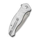 CIVIVI Vyrent Flipper & Thumb Stud Knife G10 With Aluminum Foil Contoured Handle (3.48" Stonewashed Nitro-X7 Blade) C25037B-1 - CIVIVI