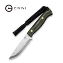 CIVIVI WoodPal Black G10 Handle (3.44" Black Stonewashed 14C28N Blade) C25075B Sample1 - CIVIVI