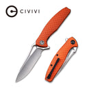 CIVIVI Wyvern Flipper & Thumb Hole Knife FRN Handle (3.45" D2 Blade) C902D - CIVIVI