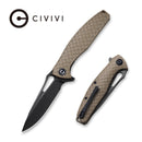 CIVIVI Wyvern Flipper & Thumb Hole Knife FRN Handle (3.45" D2 Blade) C902F - CIVIVI