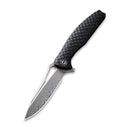 CIVIVI Wyvern Flipper & Thumb Hole Knife FRN Handle (3.45" Damascus Blade) C902DS - CIVIVI