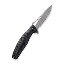 CIVIVI Wyvern Flipper & Thumb Hole Knife FRN Handle (3.45" Damascus Blade) C902DS - CIVIVI