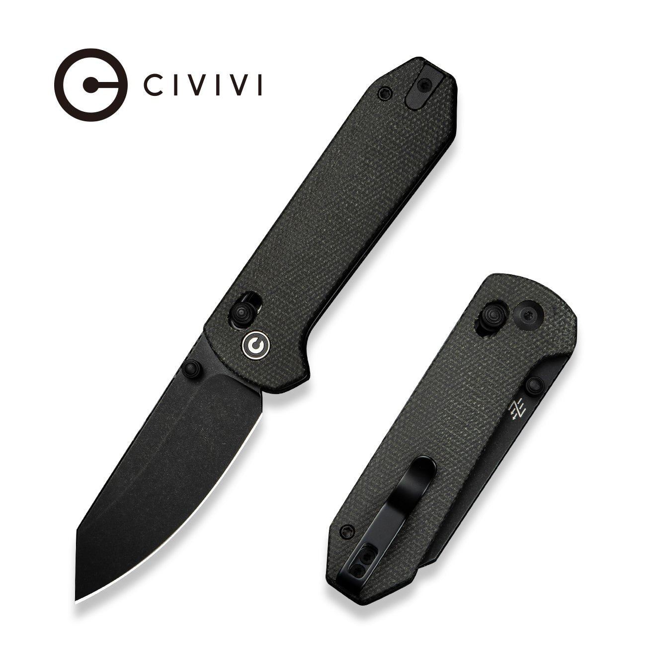 CIVIVI Yonder Micarta Handle Knife with 14C28N Blade