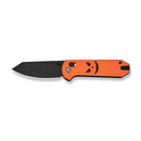 CIVIVI Yonder Thumb Stud & Crossbar Lock Knife Orange & Black G10 Handle (2.88" Black 14C28N Blade) C23073D - 1