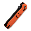 CIVIVI Yonder Thumb Stud & Crossbar Lock Knife Orange & Black G10 Handle (2.88" Black 14C28N Blade) C23073D - 1