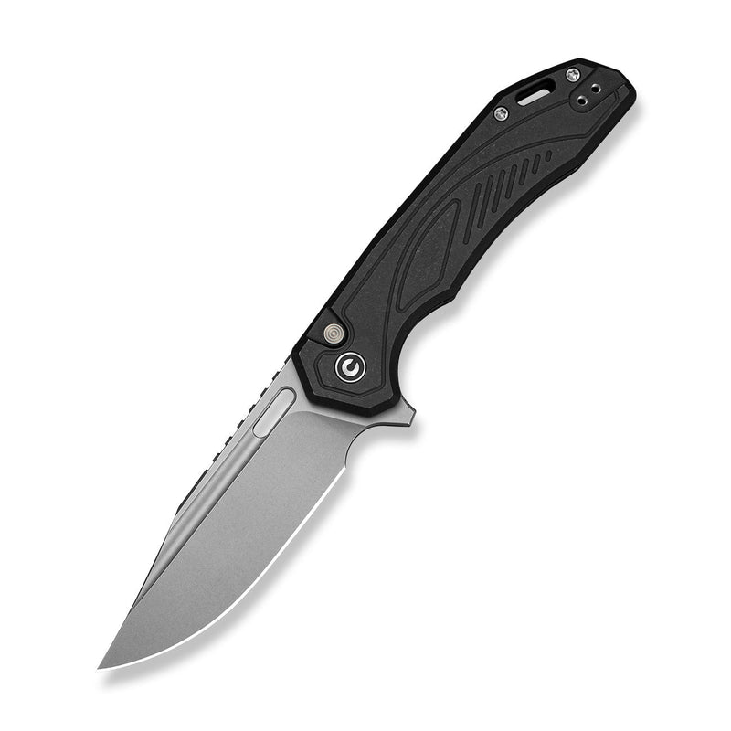 CIVIVI Zelthara Flipper & Thumb Hole Knife Black Magnesium Handle (3.3