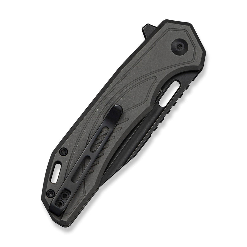 CIVIVI Zelthara Flipper & Thumb Hole Knife Gray Magnesium Handle (3.3