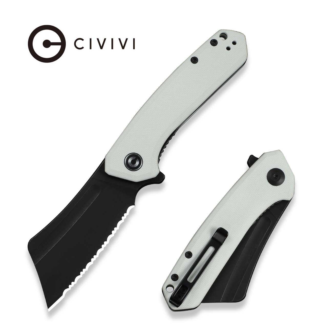 EDCGripper Ghost Exclusives SKU - CIVIVI Mini Bullmastiff Flipper Knif