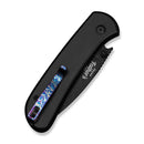 Father's Day Special Edition CIVIVI Qubit Button Lock & Thumb Stud Knife Black Aluminum Handle (2.98" Black Stonewashed) C22030EWP - 1 - CIVIVI