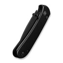 Father's Day Special Edition CIVIVI Qubit Button Lock & Thumb Stud Knife Black Aluminum Handle (2.98" Black Stonewashed) C22030EWP - 1 - CIVIVI