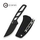 CIVIVI Lattice Fixed Blade Knife (2.83" Black Stonewashed Nitro-V Blade) C26003 Sample1