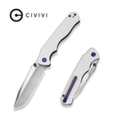 Blade HQ Exclusives SKU - CIVIVI HEADBANGER EP Thumb Stud Knife C25109-1