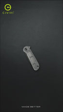 CIVIVI Elementum Flipper Knife Lexan Handle (2.96" D2 Blade) C907A-7