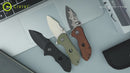 CIVIVI Gordo Flipper Knife Micarta Handle (2.51" D2 Blade) C22018C-2