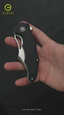 CIVIVI Chiro Flipper & Thumb Hole Knife G10 Handle (3.1" 14C28N Blade) C23046-3