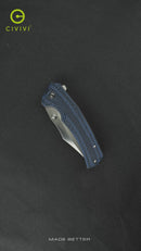 CIVIVI Vexillum Thumb Stud & Flipper Knife G10 Handle (3.81" Nitro-V Blade) C23003D-3