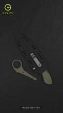 CIVIVI Varius Fixed Blade Knife G10 Handle (3.75" D2 Live Blade) C22009D-2