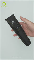 CIVIVI Shawka Folding Fillet Knife Aluminum Handle (5.81" 14C28N Blade) C22029B-3, With 1PC Black Nylon Sheath