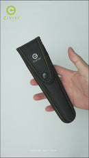 CIVIVI Shawka Folding Fillet Knife Aluminum Handle (5.81" 14C28N Blade) C22029B-2, With 1PC Black Nylon Sheath