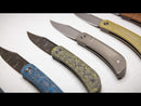 CIVIVI Trailblazer Slip Joint Knife Carbon Fiber & G10 & Stainless Steel Handle (2.97" Damascus Blade) C2018DS-1