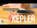 CIVIVI Kepler Fixed Blade Knife G10 Handle (4.48" 9Cr18MoV Blade) C2109C