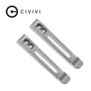 CIVIVI 2PCS Deep Carry Pocket Clip for EDC Knife with Recessed Screw Hole, NOT Screws Included CA-05D, With No Free GIFT