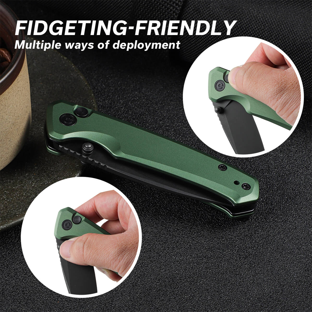 CIVIVI Altus EDC Knife - Aluminum Handle Nitro-V Blade