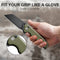CIVIVI Amirite Flipper & Thumb Stud & Button Lock Knife OD Green Coarse G10 Handle (3.48" Black Nitro-V Blade) C23028-3
