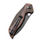 CIVIVI Anthropos Flipper Knife Copper Handle (3.25" Damascus Blade) - CIVIVI
