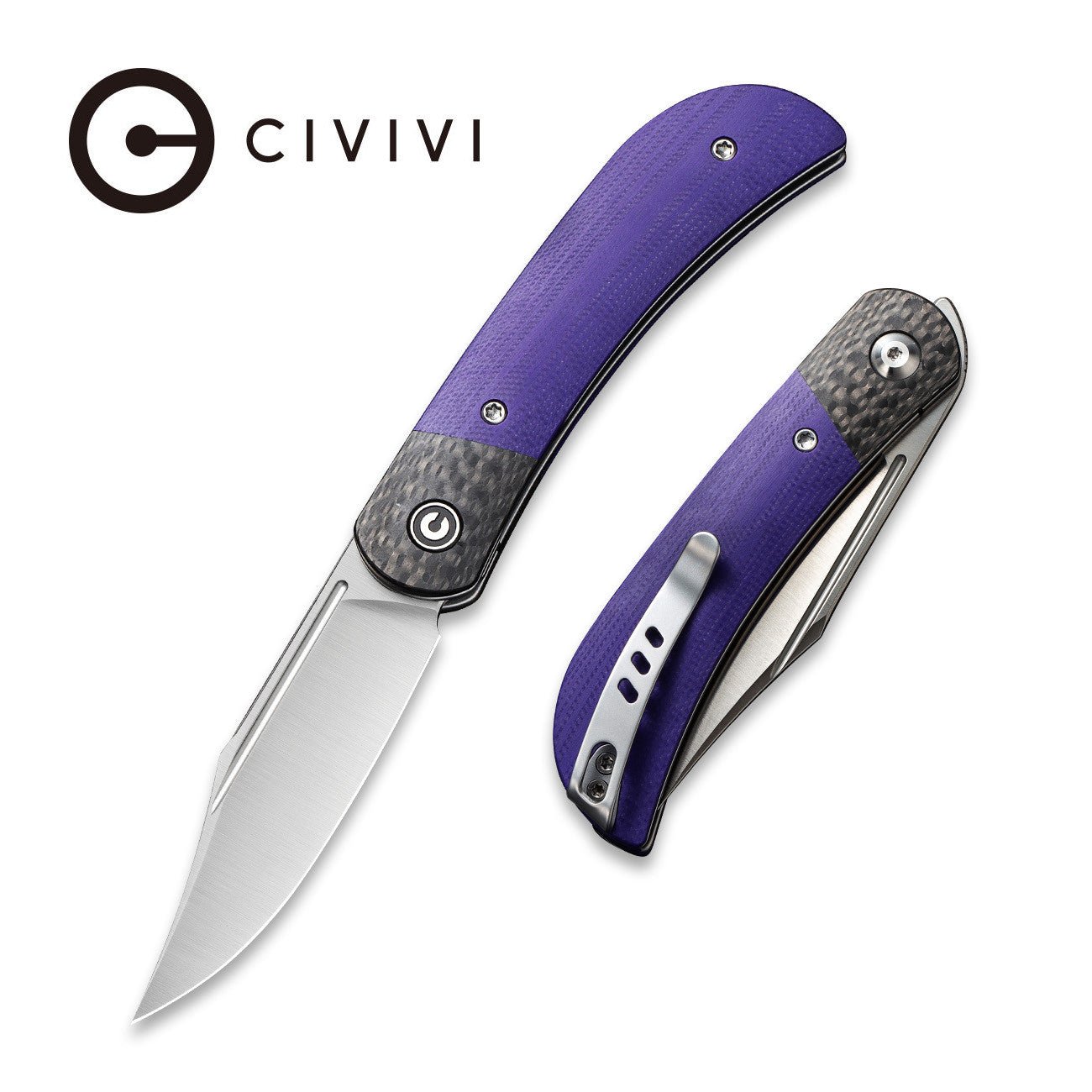 CIVIVI Appalachian Drifter II Front Flipper Knife - G10 & Carbon
