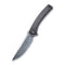 CIVIVI Asticus Flipper Knife Carbon Fiber Overlay On G10 Handle (3.80" Damascus Blade) - CIVIVI