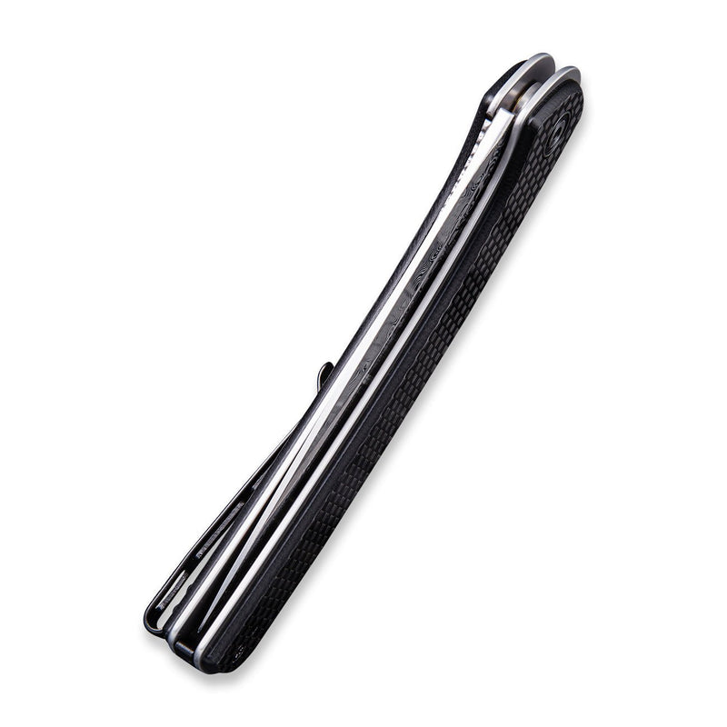 CIVIVI Asticus Flipper Knife Carbon Fiber Overlay On G10 Handle (3.80" Damascus Blade) C2002DS-1 | CIVIVI