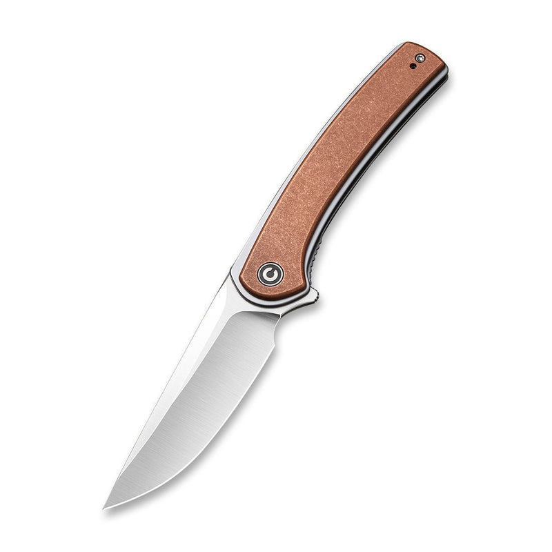 CIVIVI Asticus Flipper Knife Copper Handle (3.80" D2 Blade) - CIVIVI