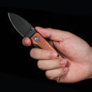 CIVIVI Baby Banter Thumb Stud Knife Wood Handle (2.34" Nitro-V Blade) C19068SB-2