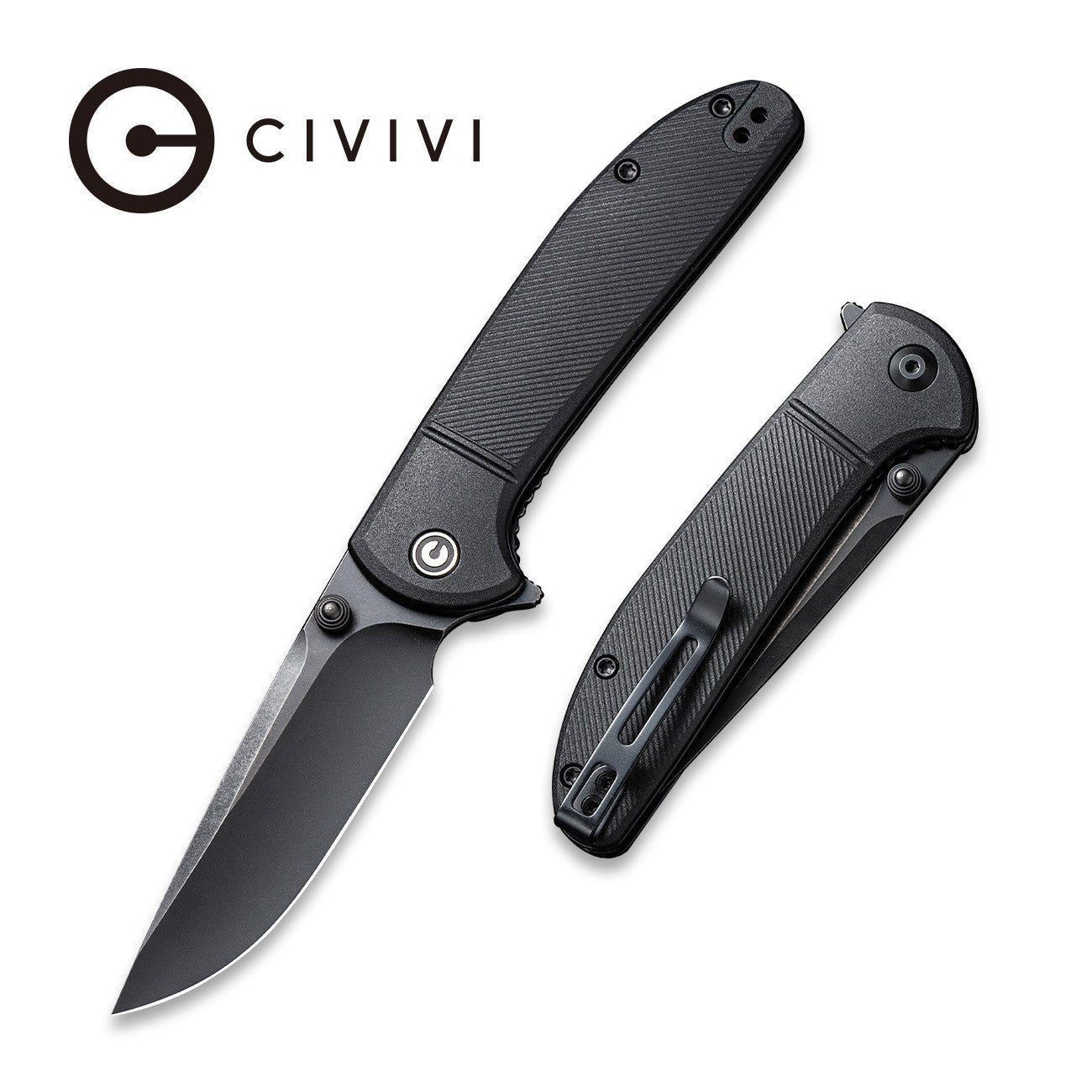 CIVIVI Badlands Vagabond Flipper & Thumb Stud Knife FRN Handle