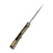 CIVIVI Baklash Flipper Knife Brass Handle (3.5" 154CM Blade) C801J | CIVIVI