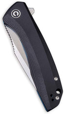 CIVIVI Baklash Flipper Knife G10 Handle (3.5" 9Cr18MoV Blade) C801C - CIVIVI