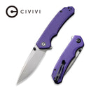 CIVIVI Brazen Flipper And Thumb Stud Knife G10 Handle (3.46" 14C28N Blade) - CIVIVI