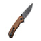 CIVIVI Brazen Flipper And Thumb Stud Knife Micarta Handle (3.46" Damascus Blade) C2102DS-1