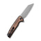 CIVIVI Brigand Flipper Knife Copper Handle (3.46" 154CM Blade) C909D