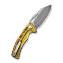 CIVIVI BullTusk Flipper & Thumb Hole Knife Polished Ultem Handle (3.48" Damascus Blade) C23017-DS1