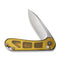 CIVIVI Button Lock Elementum II Pocket Knife Polished Ultem Handle (2.96" Satin Finished Nitro-V Blade) C18062P-7