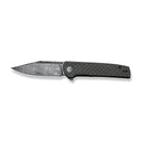 CIVIVI Cachet Flipper Knife Stainless Steel With Canvas Micarta Inlay (3.48" Damascus Blade) C20041B-DS1