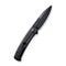 CIVIVI Cetos Flipper Knife Micarta With Stainless Steel Handle (3.48" 14C28N Blade) C21025B-2
