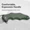 CIVIVI Chiro Flipper Knife Micarta Handle (3.1" 14C28N Blade) C23046-2