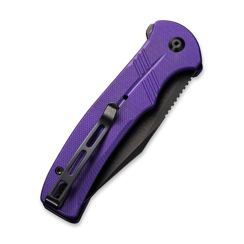 Civivi Cogent C20038D-2 Blackwashed Plain Edge, Purple G10 pocket