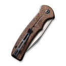 CIVIVI Cogent Flipper And Button Lock Knife Micarta Handle (3.47" 14C28N Blade) C20038D-6