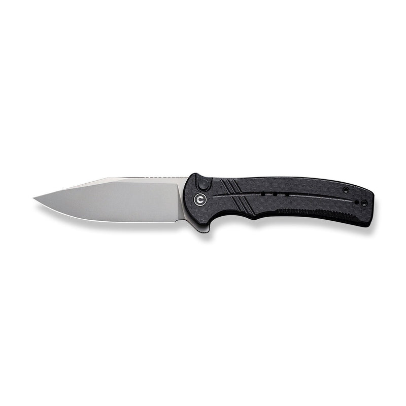 CIVIVI Cogent Flipper And Button Lock Knife Micarta Handle (3.47" 14C28N Blade) C20038D-7
